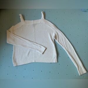 Express | Over-the-shoulder Cream Sweater